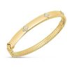 Bracelets & Bangles Bailey's | 14K Gold Trilogy Diamond Bangle Bracelet