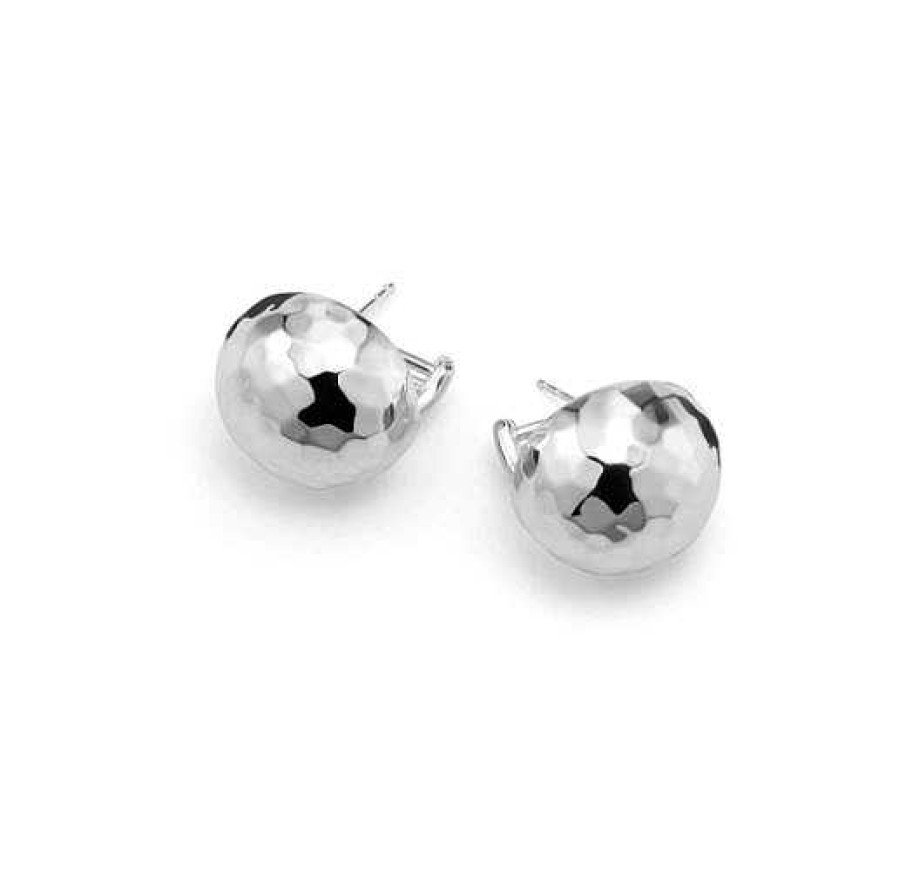 Earrings Ippolita | Ippolita Sterling Silver Glamazon Pin Ball Clip Earrings