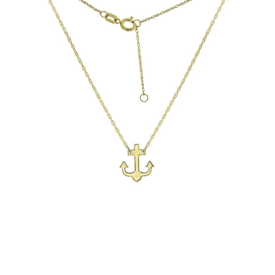 Necklaces & Pendants Bailey's Fine Jewelry | Mini Anchor Necklace