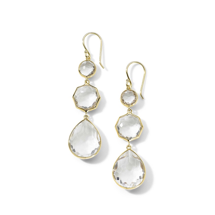 Earrings Ippolita | Ippolita Rock Candy Small Crazy 8'S Earrings In Rock Crystal