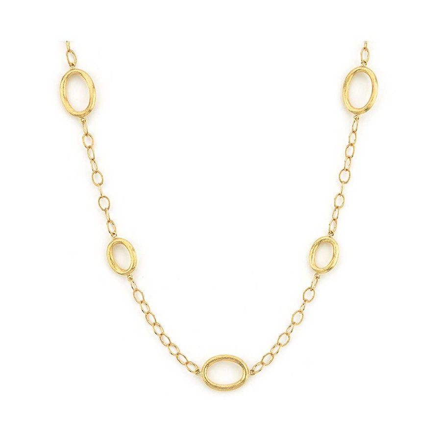 Necklaces & Pendants Jude Frances | Jude Frances Long Oval Chain Necklace