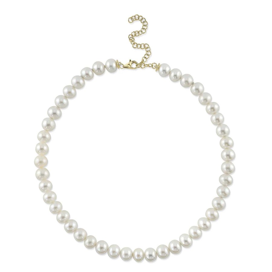 Necklaces & Pendants Bailey's | 14Kt Yellow 8-9.5Mm Gold Cultured Pearl Necklace