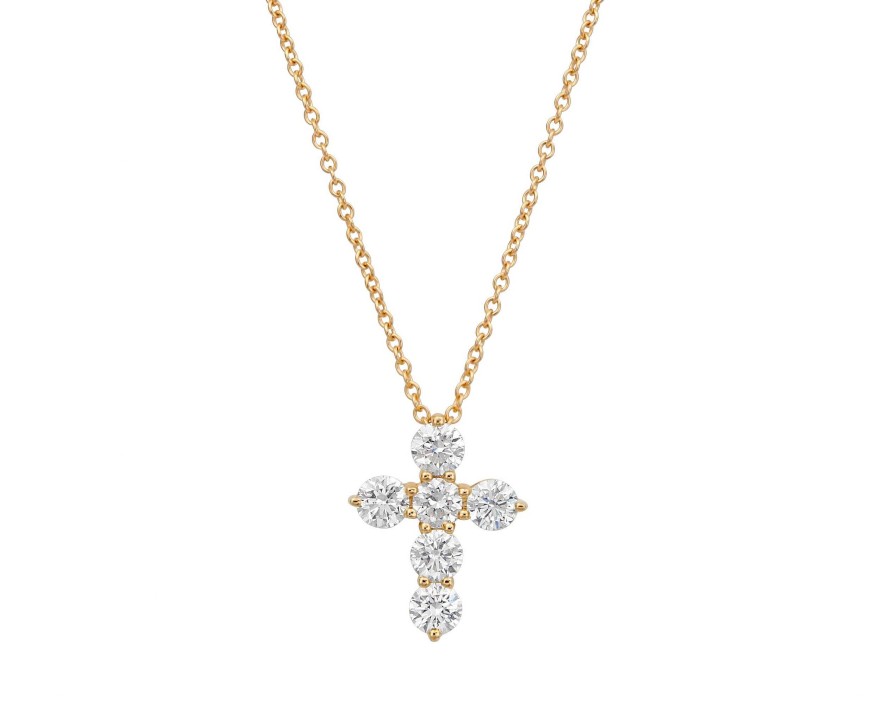 Necklaces & Pendants Bailey's Club Collection | Bailey'S Club Collection Diamond Cross Necklace