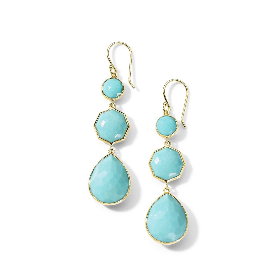 Earrings Ippolita | Ippolita Lollipop Small Crazy 8'S Earring In Turquoise