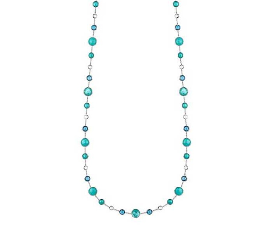 Necklaces & Pendants Ippolita | Ippolita Lollipop Sterling Silver Lollitini Long Necklace In Waterfall