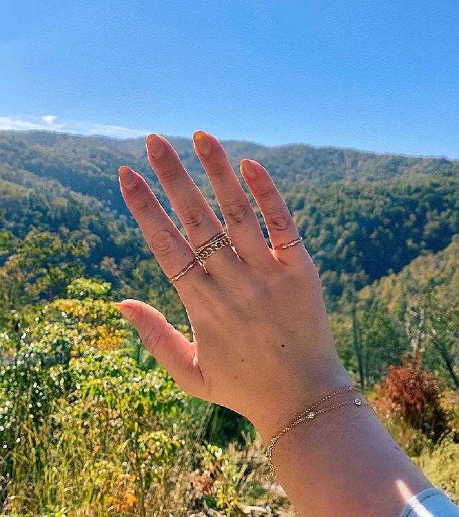 Fashion Rings Bailey's Fine Jewelry | Bailey'S Icon Collection Weaver Ring In 14K Yellow Gold