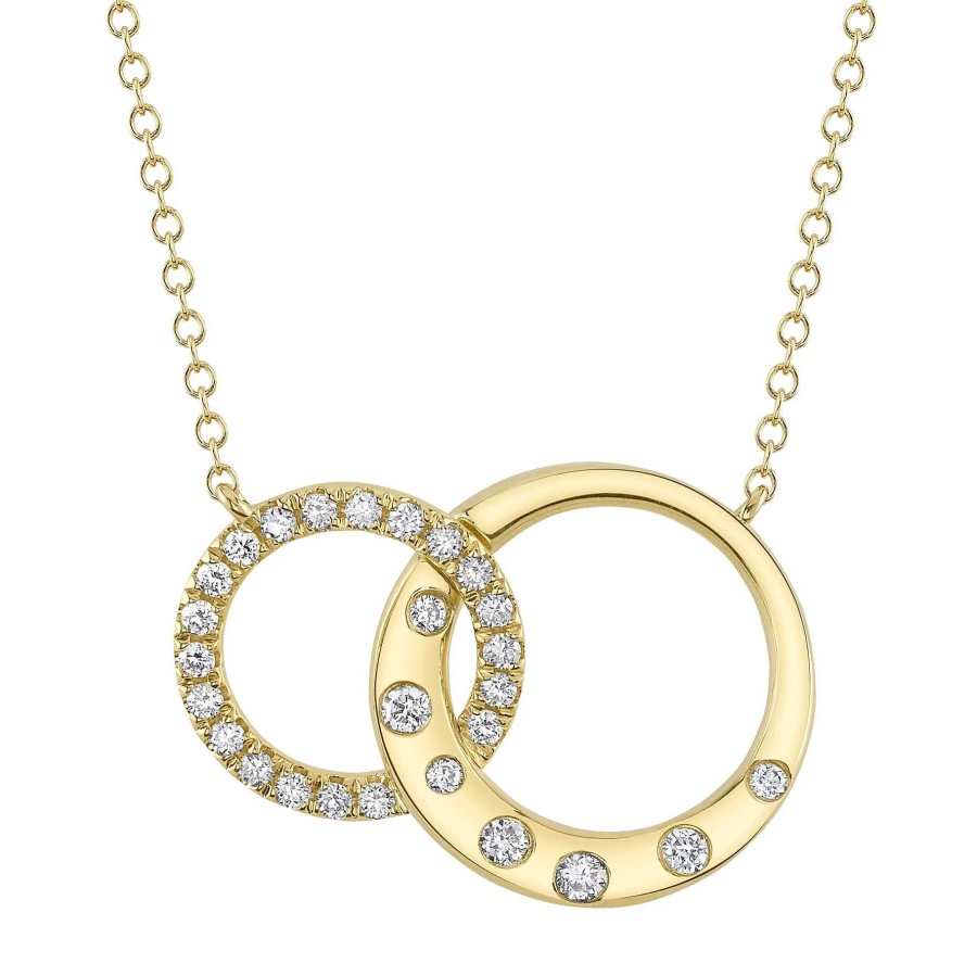 Necklaces & Pendants Bailey's | 14Kt Gold Diamond Circle Necklace