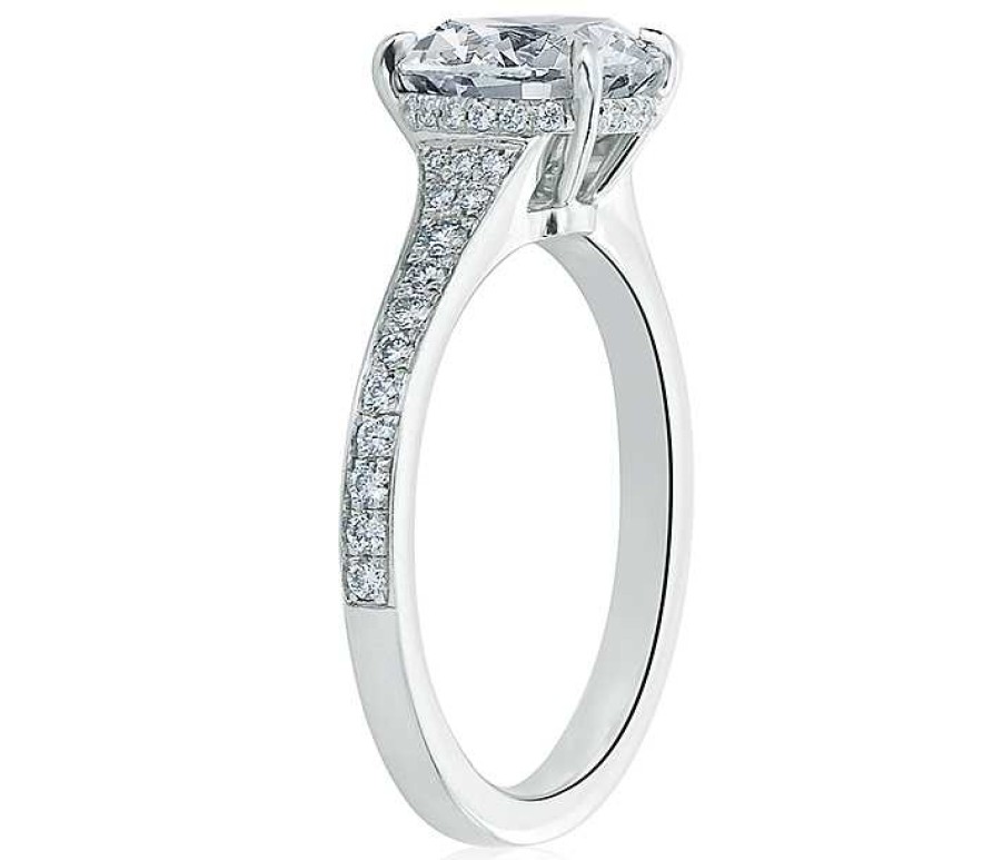 Engagement Rings Forevermark | Forevermark Round Diamond Engagement Ring Setting