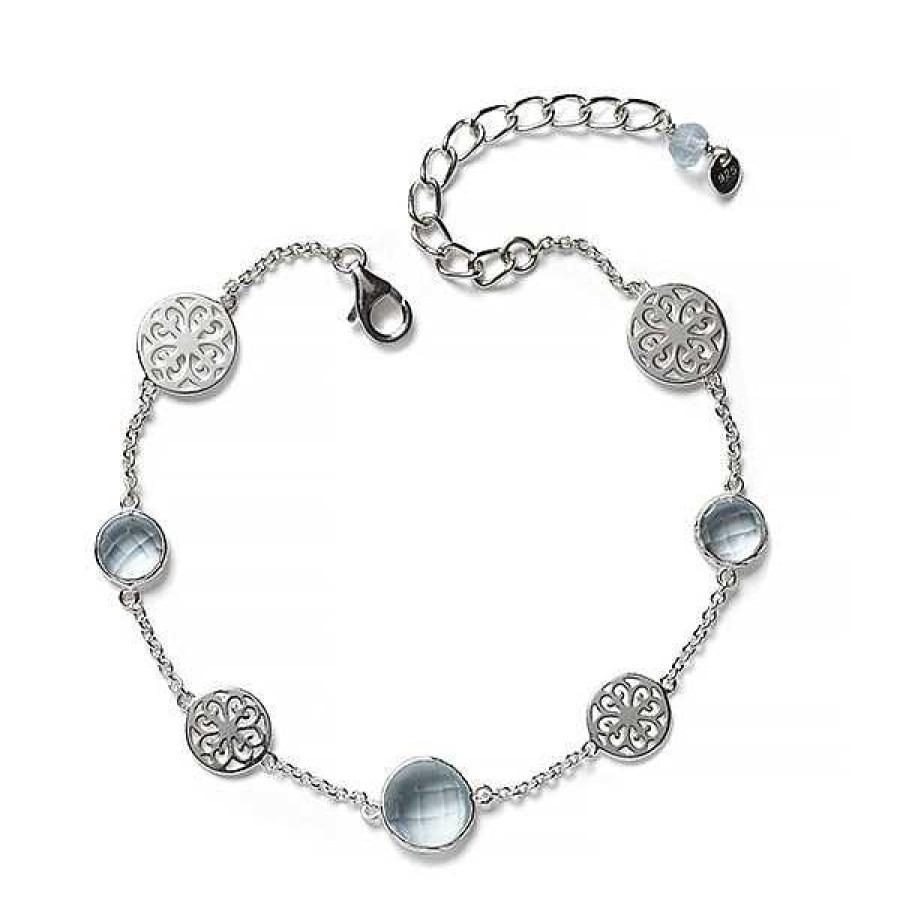 Bracelets & Bangles Bailey's | Southern Gates Celeste Bracelet With Sky Blue Topaz. 7 8.5 . 925 Sterling Silver & Sky Blue Topaz.