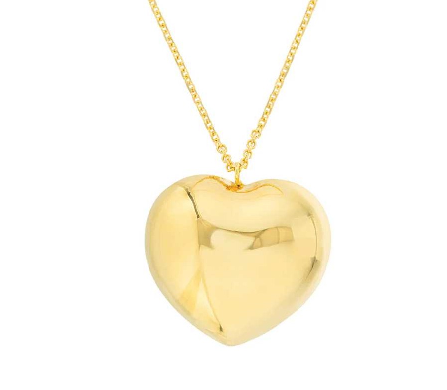 Necklaces & Pendants Bailey's | 14Y Large Puffed Heart Pendant Necklace