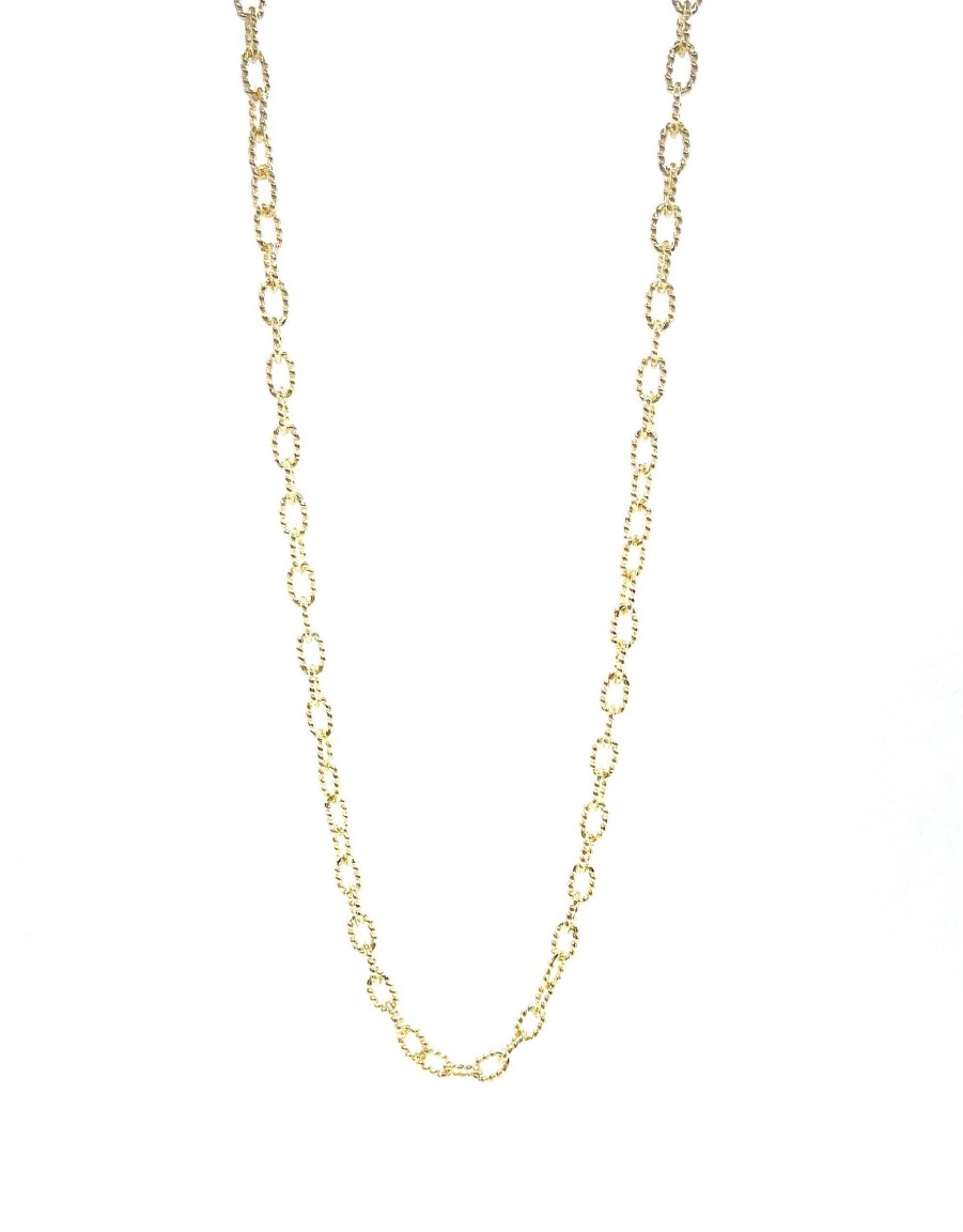 Necklaces & Pendants Bailey's | 14K Gold Textured Forzentina Chain Necklace