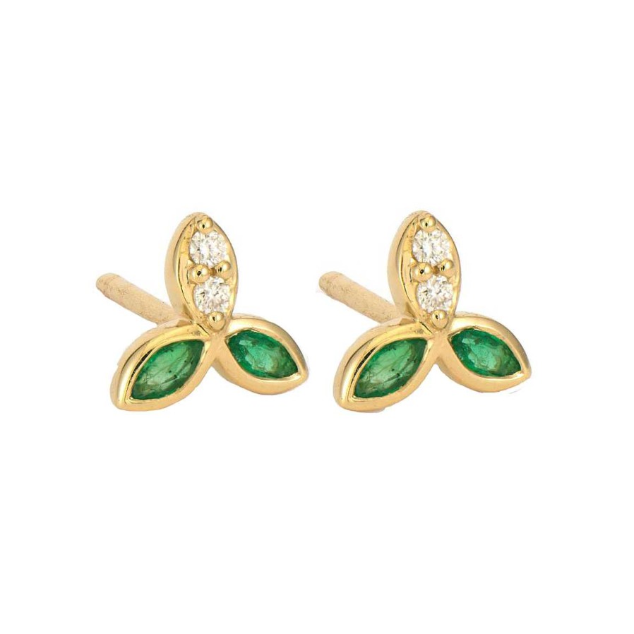 Earrings Three Stories Jewelry | Three Stories Jewelry Petal Studs