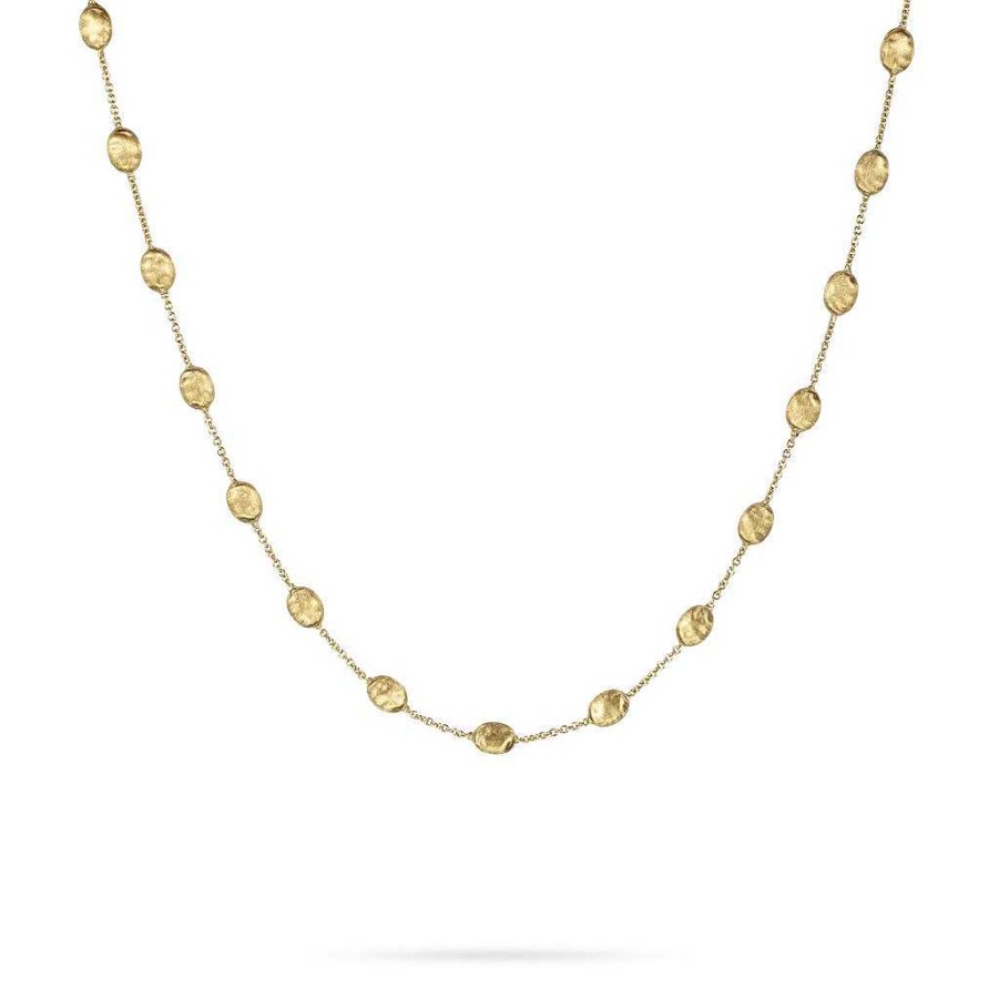 Necklaces & Pendants Marco Bicego | Marco Bicego Siviglia Medium Bead Necklace In 18Kt Yellow Gold