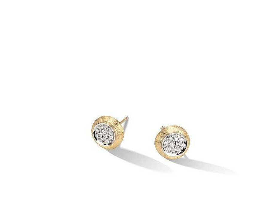 Earrings Marco Bicego | Marco Bicego Delicati Pave Small Stud Earrings