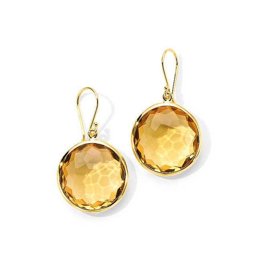 Earrings Ippolita | Ippolita Lollipop Honey Citrine Earrings In 18K Gold