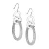 Earrings Ippolita | Ippolita Sterling Silver Roma Links Triple Oval Earrings.