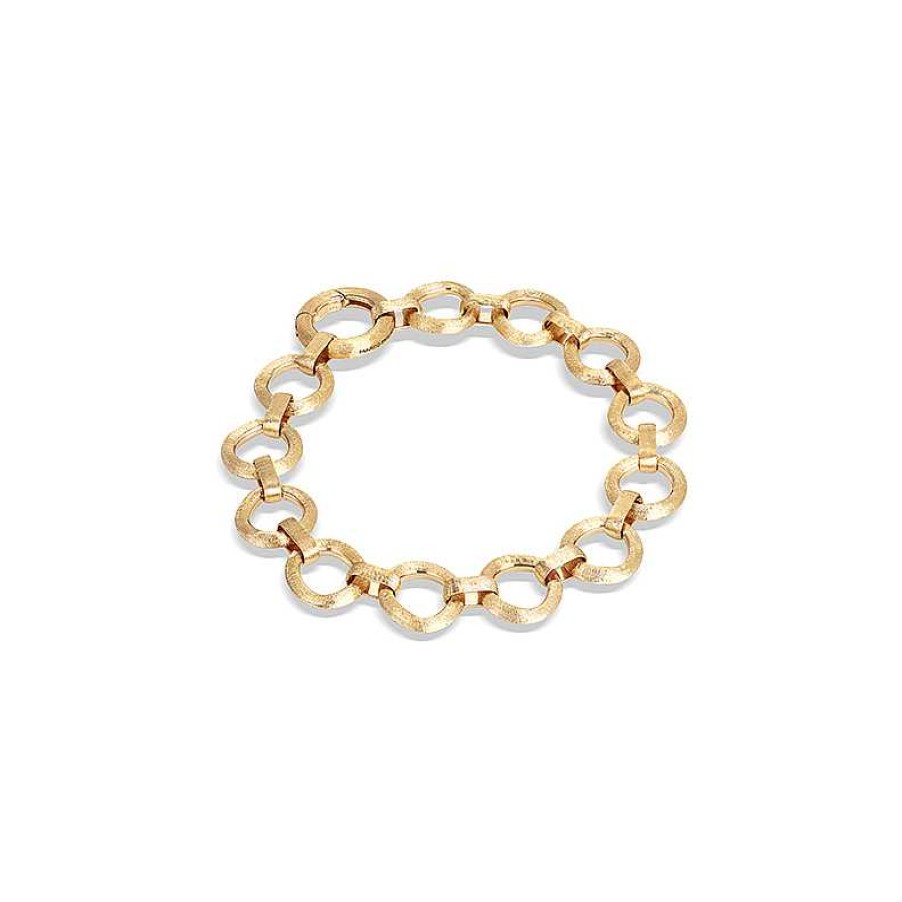 Bracelets & Bangles Marco Bicego | Marco Bicego Jaipur Collection Gold Flat Link Bracelet