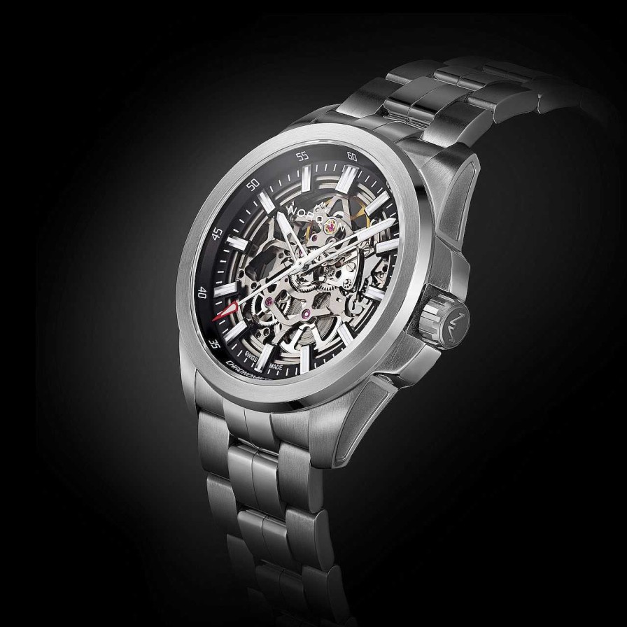 Watches Norqain | Norqain 42Mm Independence 22 Skeleton Special Edition Watch