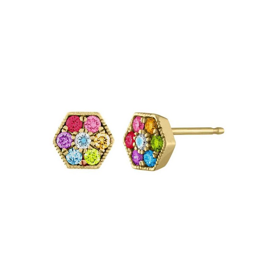 Earrings Bailey's Fine Jewelry | My Story The Eve Rainbow Stud Earrings