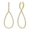 Earrings Bailey's Fine Jewelry | Diamond Drop Earrings In 14Kt Yellow Gold