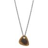 Necklaces & Pendants John Varvatos | John Varvatos Distressed Mixed Metal Guitar Pick Pendant Necklace