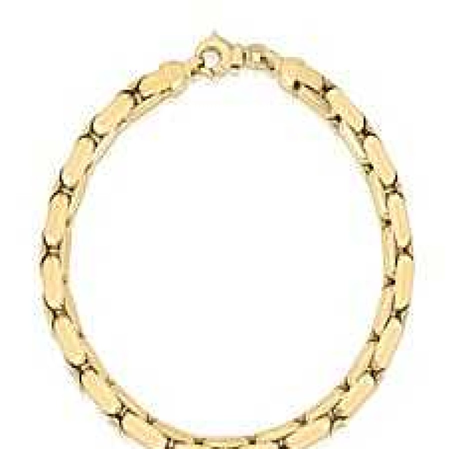 Bracelets & Bangles Roberto Coin | Roberto Coin 18K Yellow Gold Oro Classic Link Chain Bracelet