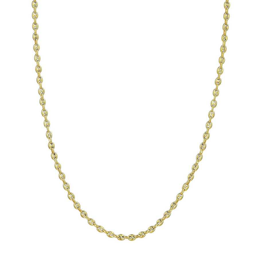 Necklaces & Pendants Bailey's | 14K Gold Puffy Mariner Chain Necklace