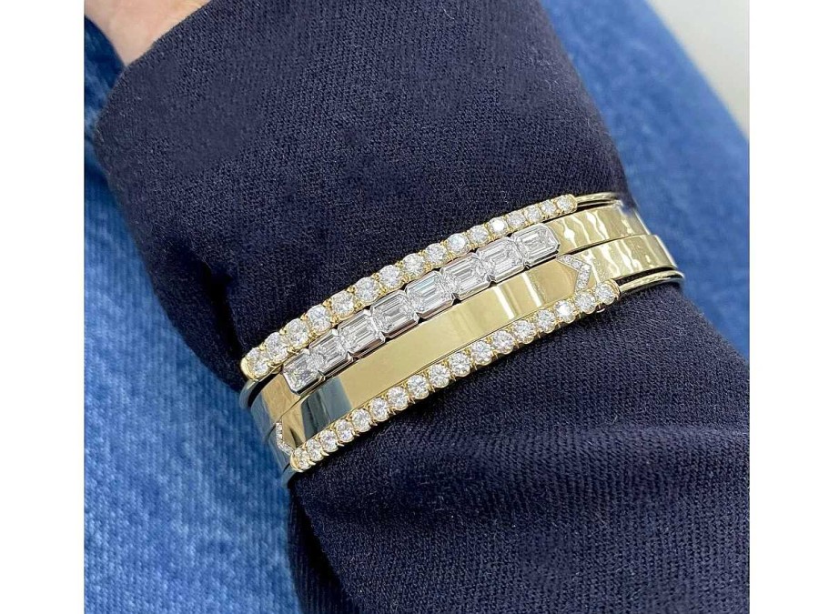 Bracelets & Bangles Phillips House | Phillips House Petite Flexible Id Bracelet In Yellow Gold