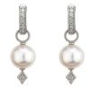 Earrings Jude Frances | Jude Frances 18 Gold Pearl And Diamond Earring Charms