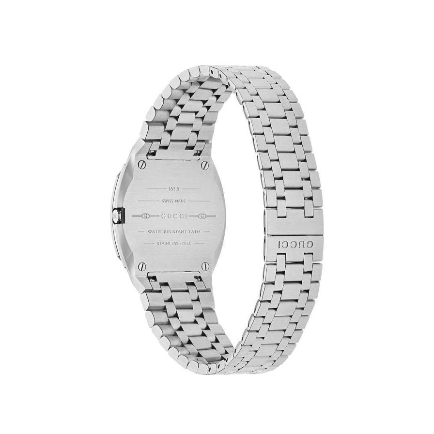 Watches Gucci | Gucci 25H 30Mm Silver Steel Watch