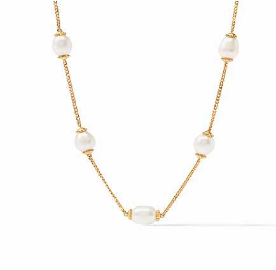 Necklaces & Pendants Julie Vos | Julie Vos Flora Pearl Delicate Necklace