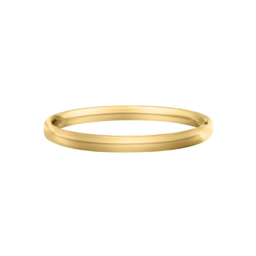 Bracelets & Bangles Bailey's Fine Jewelry | Bailey'S Children'S Collection Baby Gold Filled Flat Edge Bangle