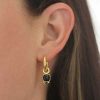 Earrings Elizabeth Locke | Elizabeth Locke Square Cabochon Black Onyx Earring Charms