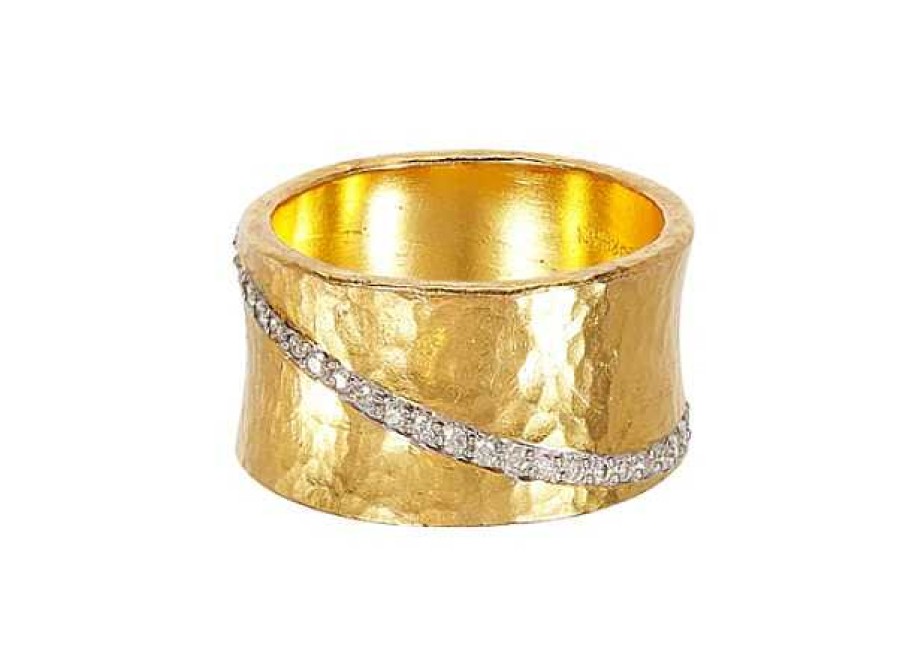 Fashion Rings Gurhan | Gurhan Hoopla Gold Band Ring