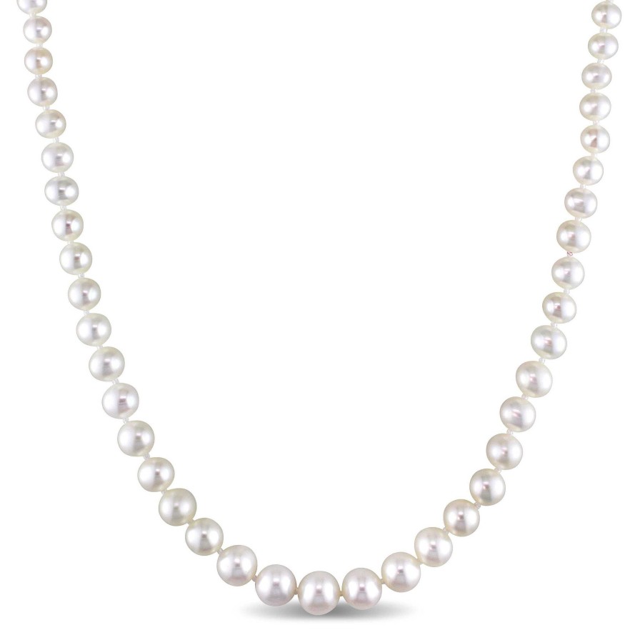 Necklaces & Pendants Bailey's Fine Jewelry | Graduated Akoya Pearl Strand Necklace