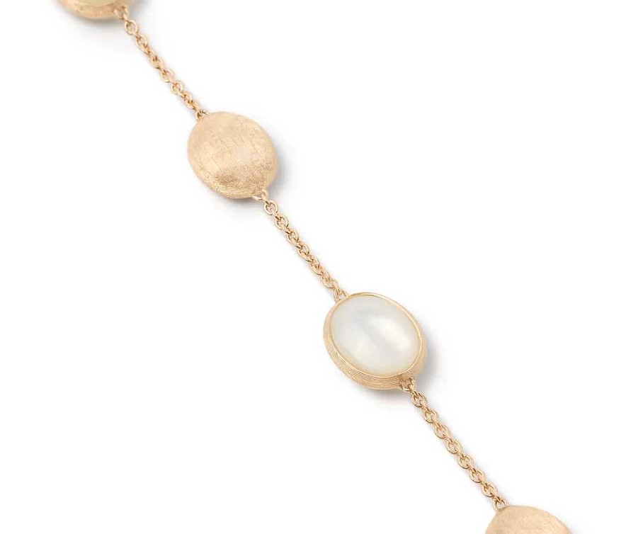 Bracelets & Bangles Marco Bicego | Marco Bicego Siviglia 18K Gold And Mother Of Pearl Bracelet