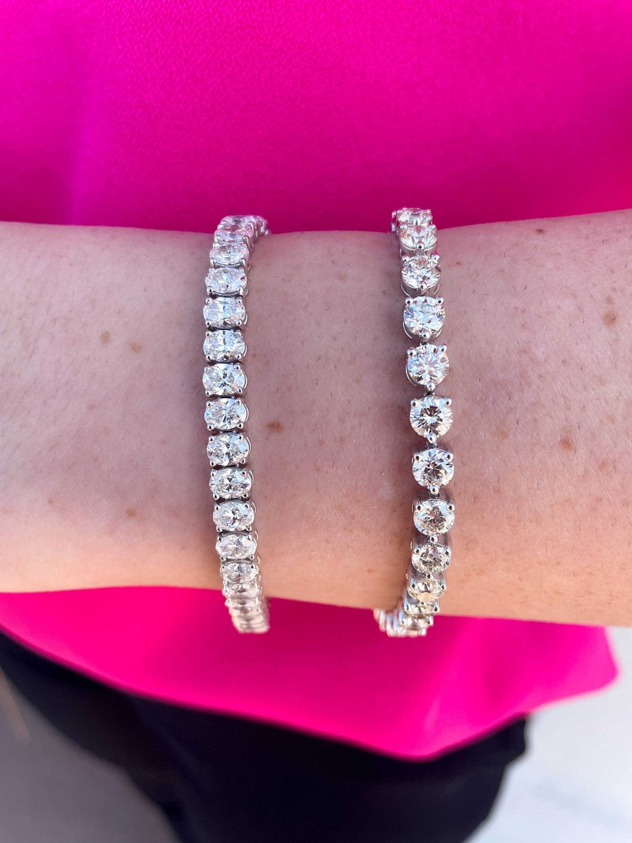 Bracelets & Bangles Bailey's | 14.60Ct Round Brilliant Diamond Bracelet