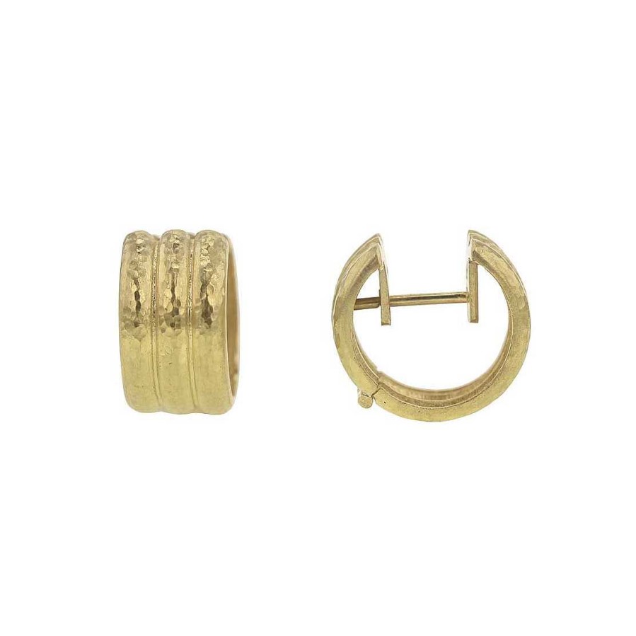 Earrings Elizabeth Locke | Elizabeth Locke Banded Hoop Earrings