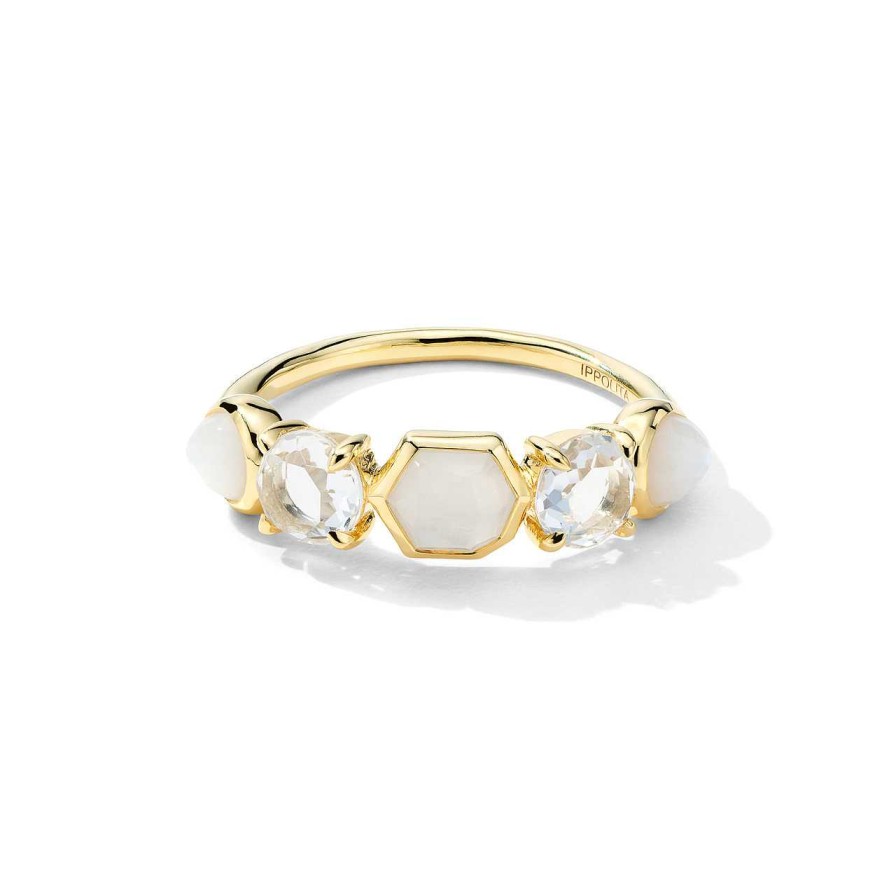 Fashion Rings Ippolita | Ippolita 18Kt Gold Rock Candy Gelato 5-Stone Band Ring