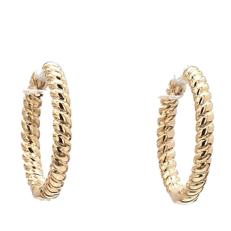 Earrings Bailey's Collections","Bailey's Icon Collection | Bailey'S Icon Collection Twisted Huggie Hoop Earrings