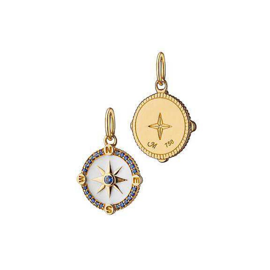 Necklaces & Pendants Monica Rich | Monica Rich Kosann Mini Compass Charm