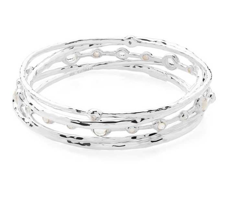 Bracelets & Bangles Ippolita | Ippolita Glamazon Stardust Diamond Bracelet In Sterling Silver