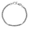 Bracelets & Bangles John Varvatos | John Varvatos Artisan Silver Id Bracelet