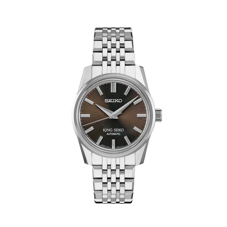 Watches Seiko Luxe | Seiko Luxe King 37Mm Seiko Modern Re-Interpretation Watch In Brown