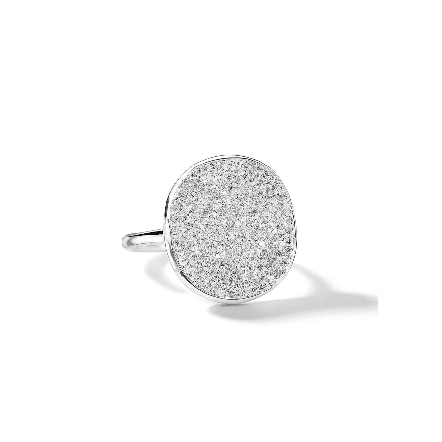 Fashion Rings Ippolita | Ippolita Stardust Medium Flower Ring With Diamonds