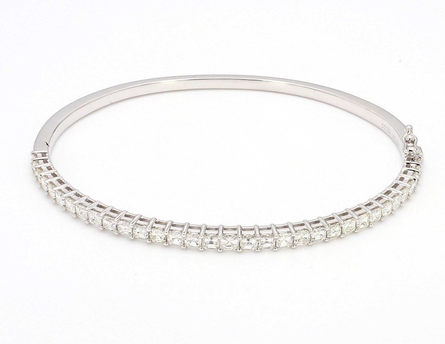 Bracelets & Bangles Bailey's Fine Jewelry | Asscher Cut Diamond Bangle Bracelet