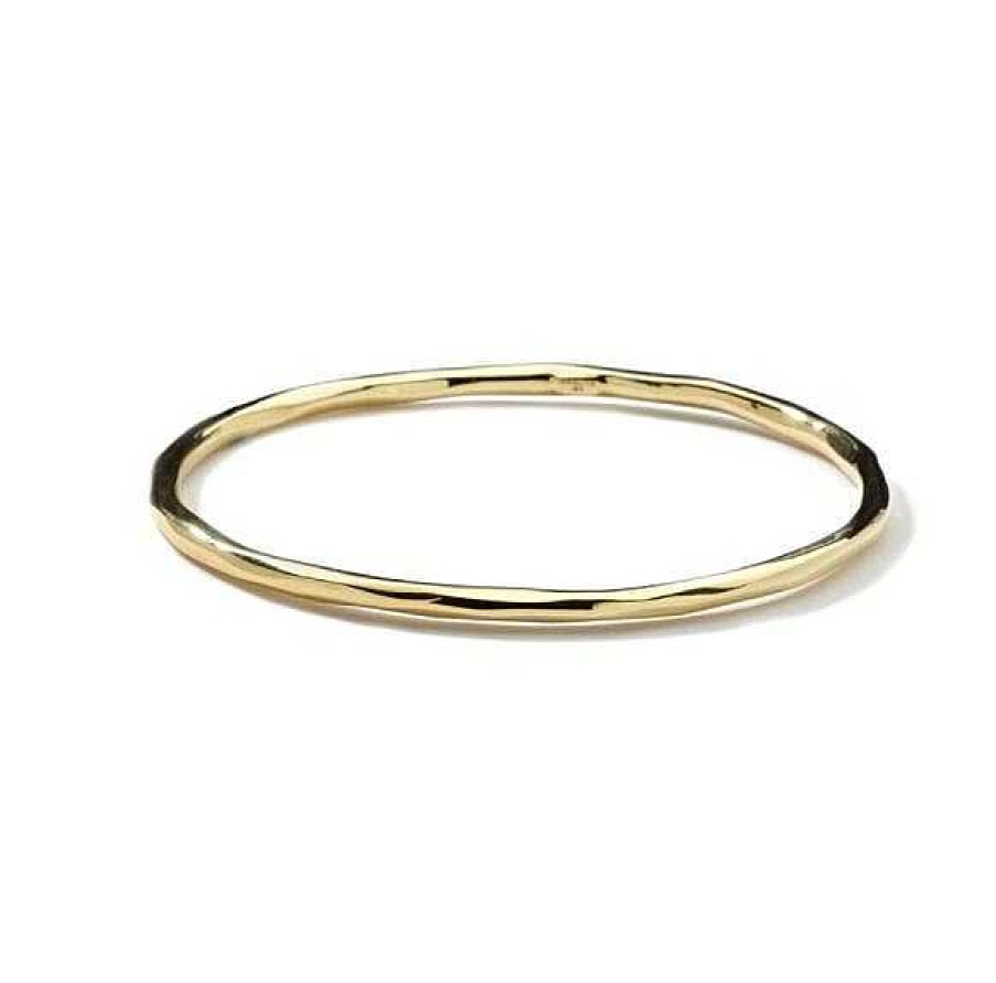 Bracelets & Bangles Ippolita | Ippolita Gold Glamazon Thin Faceted Bangle