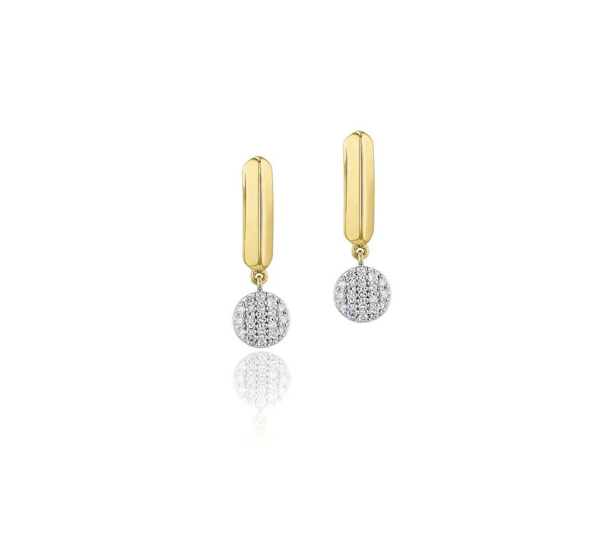 Earrings Phillips House | Phillips House Single Knife Edge Infinity Drop Earrings