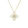 Necklaces & Pendants Roberto Coin | Roberto Coin 18K Principessa Large Flower Pendant Necklace With Diamonds