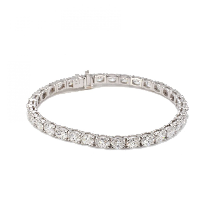 Bracelets & Bangles Bailey's Fine Jewelry | Diamond Oval Cut Tennis Bracelet